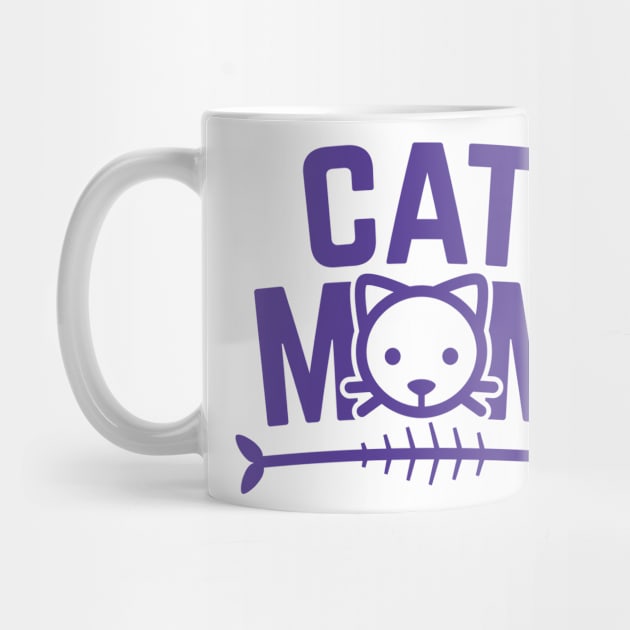 Cat Mom by Ombre Dreams